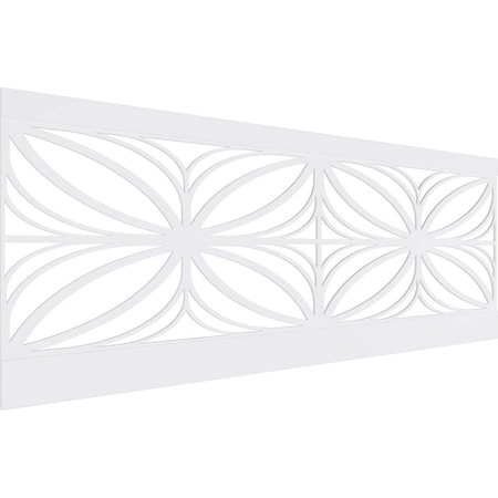 Ekena Millwork 36"H x 94 1/2"W Otis PVC Wainscot Paneling Kit WPK36X94OTS